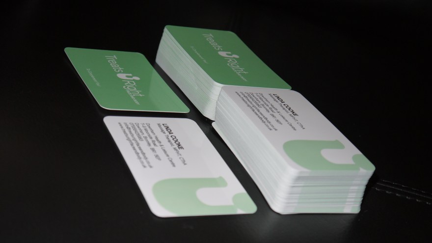 Business Card. Business Card design. Logo. Treats U Right Face and Body. 2