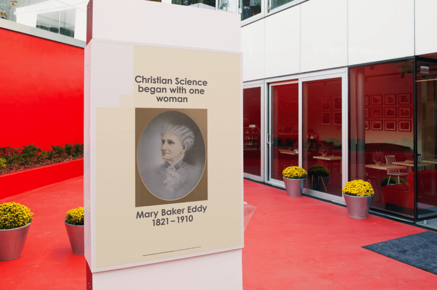 Graphic design. Mock Up. Mary Baker Eddy. Poster Design. 1