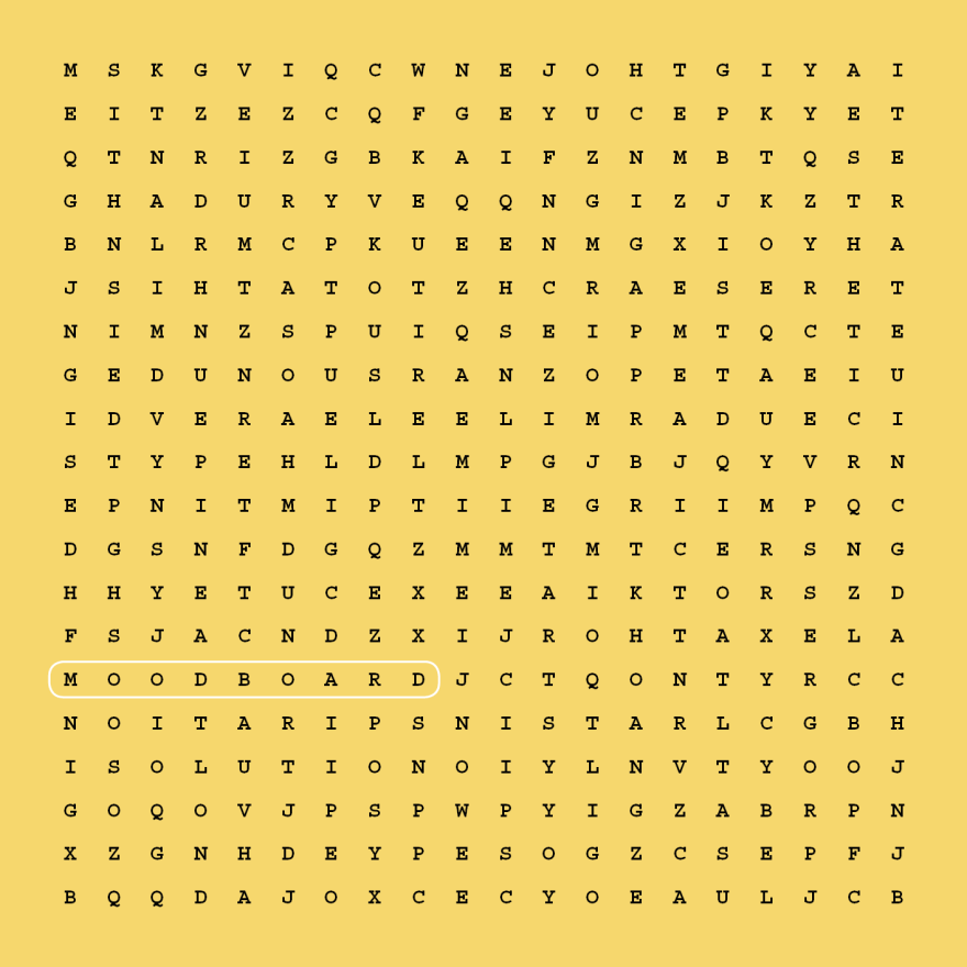WORD SEARCH DESIGN.