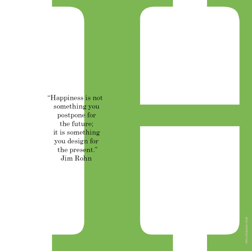 Jim Rohn. Happiness.,