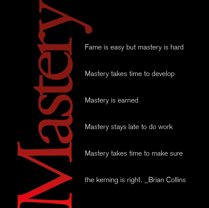 Mastery. Brian Collins