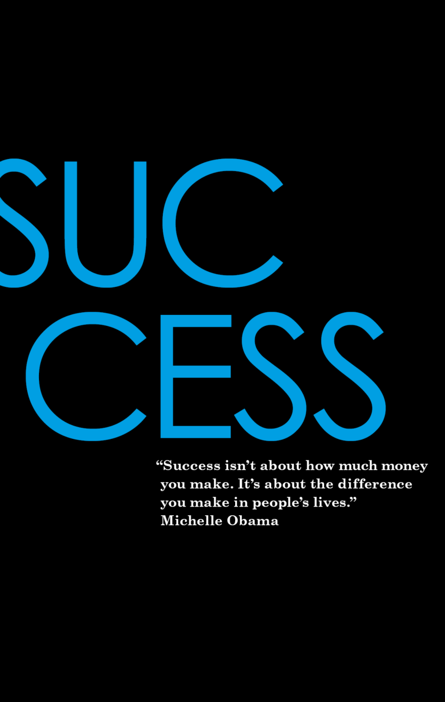 Michelle Obama. Success..c