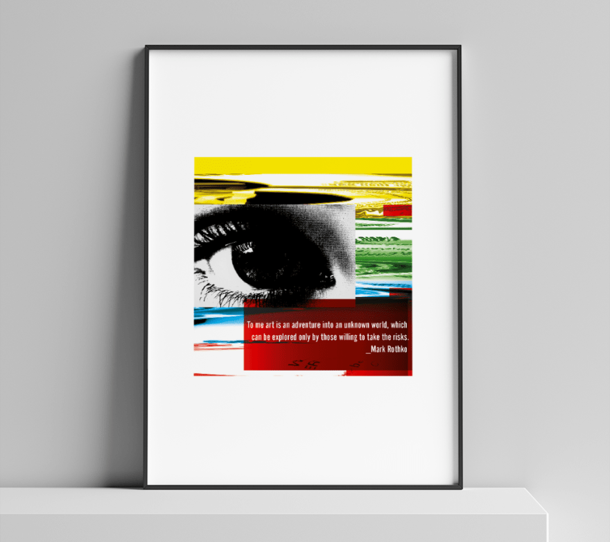 To me art is an adventure into an unknown world, which can be explored only by those willing to take risks. Mark Rothko. Quote. Quotes. Art quotes